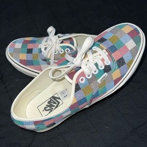 Men’s Patchwork Vans Sneakers!